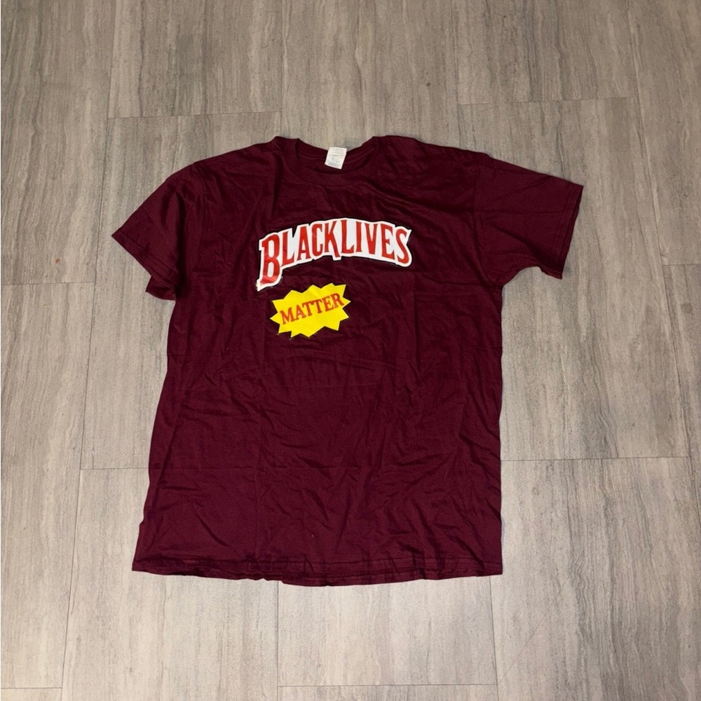 Maroon Black Lives Matter T-Shirt